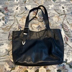 Black Frye leather bag